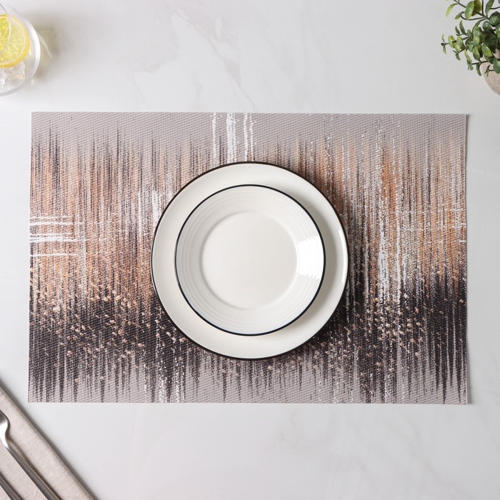 Салфетки сервировочные на стол Доляна &laquo;Сияние&raquo;, 4 шт, 45&times;30 см