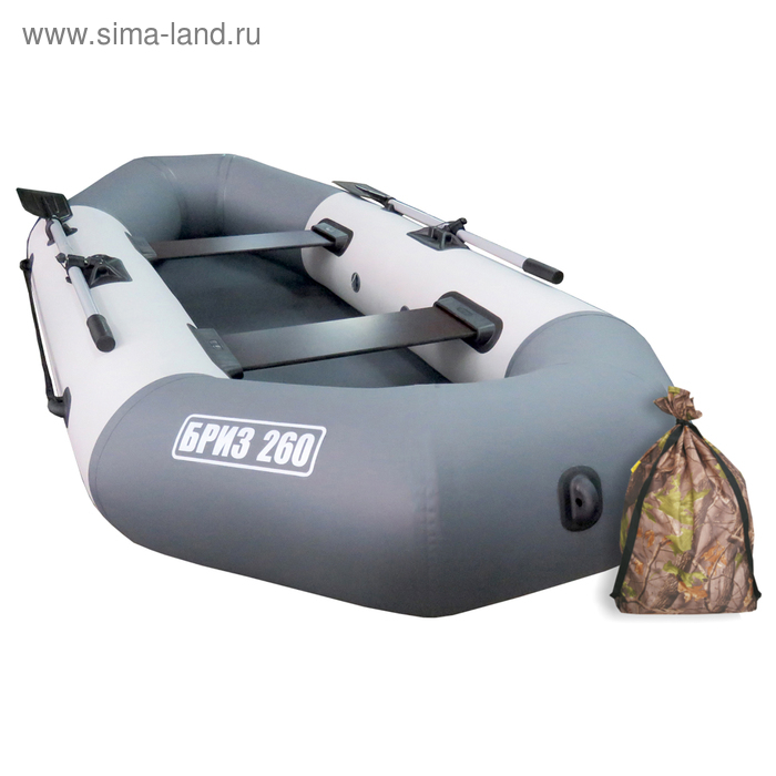 Лодка «Бриз 260», цвет белый/серый Лодка «Бриз 260», цвет белый/серый