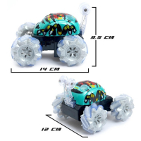 Перевёртыш радиоуправляемый «Скорость», работает от батареек, 27 MHz, световые эффекты, МИКС Перевёртыш радиоуправляемый «Скорость», работает от батареек, 27 MHz, световые эффекты, МИКС