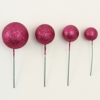 Набор топперов &laquo;Бусины&raquo;, набор 20 шт., цвет бордовый