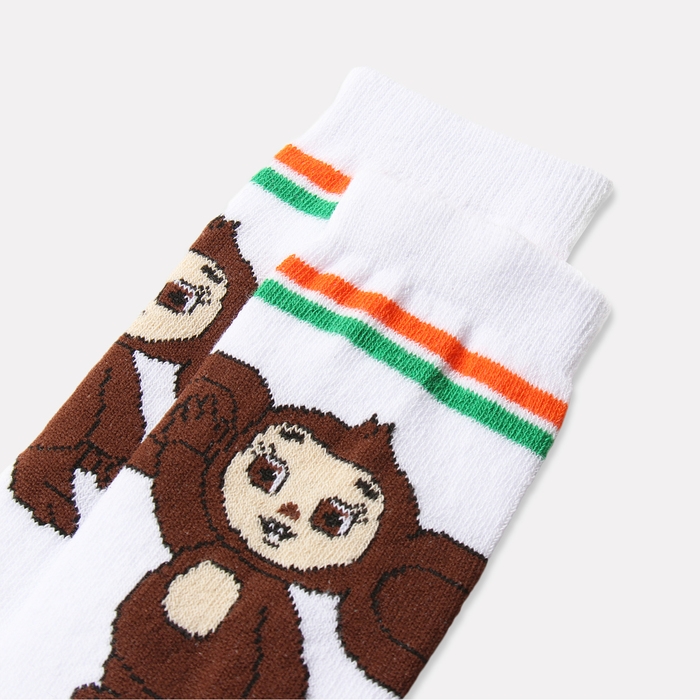 Гольфы детские KAFTAN Чебурашка, размер 18-20 см, цвет белый Гольфы детские KAFTAN Чебурашка, размер 18-20 см, цвет белый