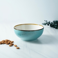 Салатник фарфоровый Magistro &laquo;Церера&raquo;, 1,1 л, 18,5&times;7,5 см, цвет голубой