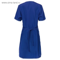 Халат габардин, р. 54, рост 170-176 см, цвет василёк