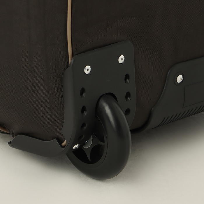 Чемодан малый с сумкой "Краски", отдел на молнии, наружный карман, цвет серый