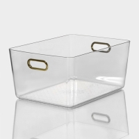 Контейнер для хранения &laquo;Нежность&raquo;, 32&times;22&times;14,3 см, цвет прозрачный