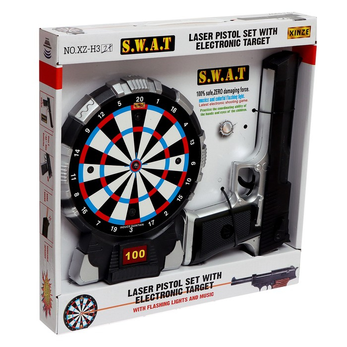 Электронный тир &laquo;Крутой спецназ&raquo;, световые и звуковые эффекты, работает от батареек