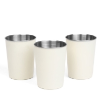 Набор кемпинговых стаканов "Мастер К.", 320 мл, 3 шт, бежевый Набор кемпинговых стаканов "Мастер К.", 320 мл, 3 шт, бежевый