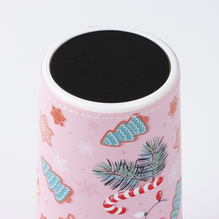 Термостакан в кожзаме "Вкусности", 450 мл