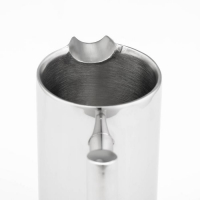 Френч-пресс из нержавеющей стали &laquo;Моко&raquo;, 1 л, цвет хромированный