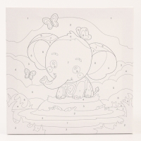 Картина по номерам «Слоник», 20 × 20, на холсте, с подрамником Картина по номерам «Слоник», 20 × 20, на холсте, с подрамником