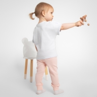 Штанишки детские MINAKU: Basic Line BABY, цвет пудрово-розовый, рост 80-86
