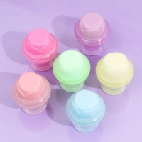 Бальзам для губ &laquo;Бокал&raquo;, микс цветов и ароматов, светящийся в темноте