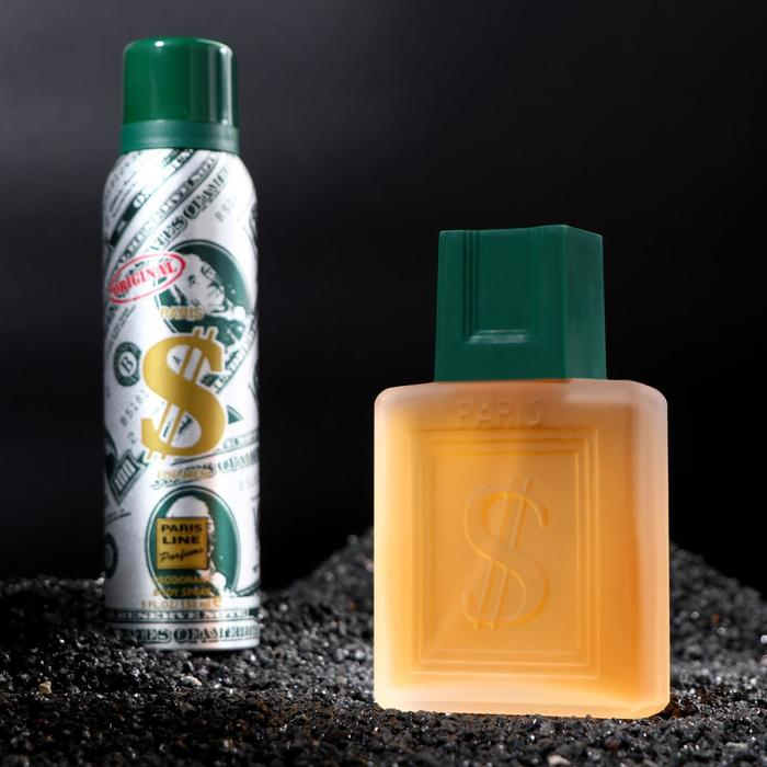 Подарочный набор для мужчин: Туалетная вода Dollar+дезодорант Подарочный набор для мужчин: Туалетная вода Dollar+дезодорант