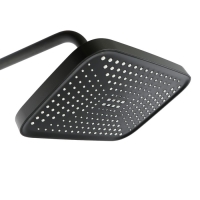 Душевая система ZEIN Z3896, верхняя и ручная лейка, ПВХ шланг, экран температуры, графит Душевая система ZEIN Z3896, верхняя и ручная лейка, ПВХ шланг, экран температуры, графит