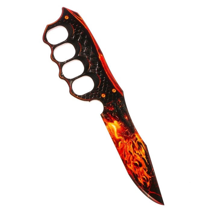 Деревянное оружие, детское сувенирное &laquo;Дракон&raquo;, нож кастет, 27,5 х 6,4 см