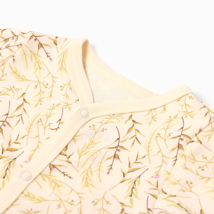 Боди детское с длинным рукавом MINAKU "Nature", рост 68-74 см