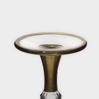 Бокал для вина стеклянный &laquo;Триумф&raquo;, 300 мл, 8,5&times;18,5 см, цвет изумрудный