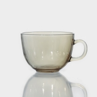 Бульонница стеклянная &laquo;Дымка&raquo;, 400 мл, 10,8&times;7,6 см, цвет серый