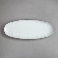 Селедочница &laquo;Рыбное ассорти&raquo;, 1.5 л, золотая обводка, фарфор, Иран