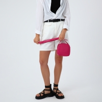 Сумка кросс-боди на молнии, цвет розовый