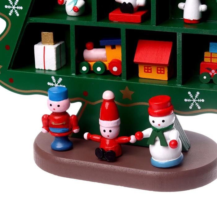 Новогодний сувенир «Ёлка с ячейками под подарки» 26 × 30 см Новогодний сувенир «Ёлка с ячейками под подарки» 26 × 30 см