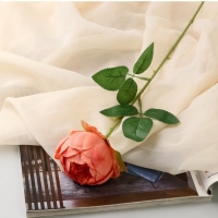 Цветы искусственные "Роза Эстетика" 7х65 см, персиковый Цветы искусственные "Роза Эстетика" 7х65 см, персиковый