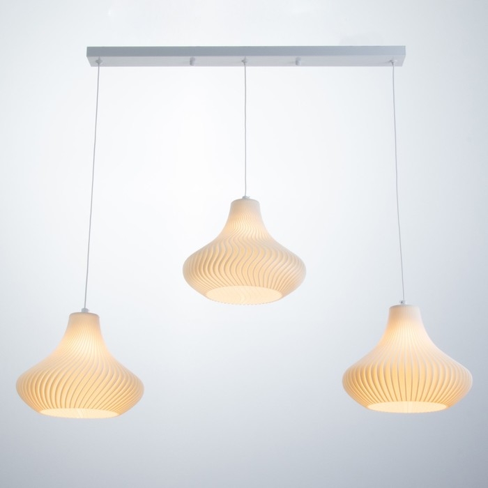 Подвес BayerLux "Аркана" 3хЕ14 15Вт  белый 23х23х20-200см