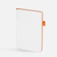 Ежедневник White Shall, недатированный, бело-оранжевый