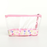 Набор косметичек 2 в 1 на молнии, цвет розовый Набор косметичек 2 в 1 на молнии, цвет розовый