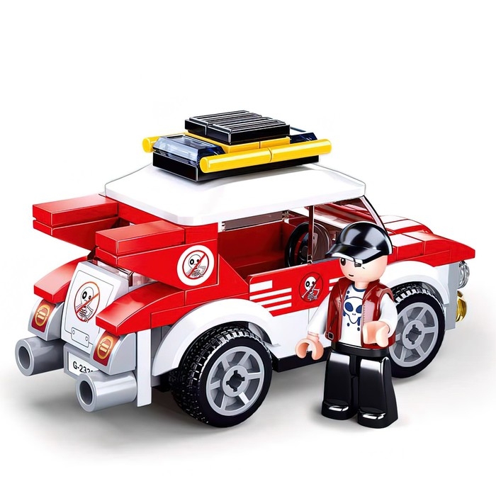 Конструктор гоночная машина Sluban Город, 88 деталей, 6+