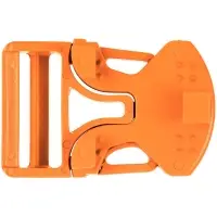 Застежка-пряжка односторонняя Triden, оранжевый неон