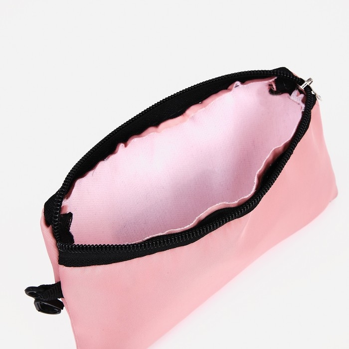 Рюкзак школьный на молнии, 3 наружных кармана, цвет розовый Рюкзак школьный на молнии, 3 наружных кармана, цвет розовый