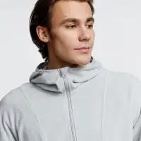 Анорак флисовый унисекс Fliska, светло-серый, размер XS/S