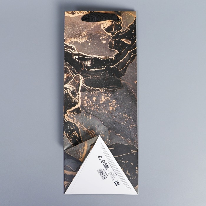 Пакет подарочный под бутылку, упаковка, &laquo;Present&raquo;, 13 х 32 х 11,3 см