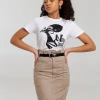 Футболка женская &laquo;Меламед. Nina Simone&raquo;, белая, размер S