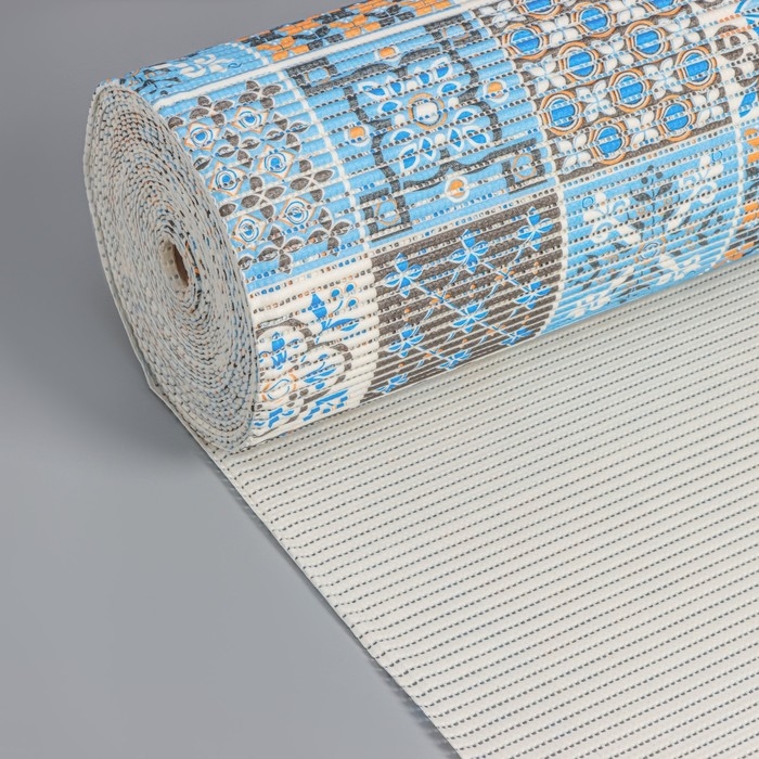 Коврик для ванной комнаты «Преображение», ширина 65 см, рулон 15 м, цвет оранжево-синий Коврик для ванной комнаты «Преображение», ширина 65 см, рулон 15 м, цвет оранжево-синий