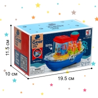 Катер &laquo;Морячок&raquo; работает от батареек, свет