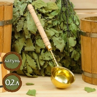 Черпак латунный, 0,2л, с ручкой Черпак латунный, 0,2л, с ручкой