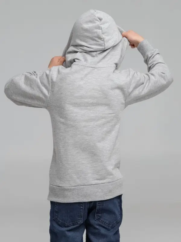 Толстовка с капюшоном детская Kirenga Kids серый меланж, 12 лет Толстовка с капюшоном детская Kirenga Kids серый меланж, 12 лет