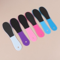 Пилка для ног, наждачная, двусторонняя, 23,5 см, цвет МИКС Пилка для ног, наждачная, двусторонняя, 23,5 см, цвет МИКС