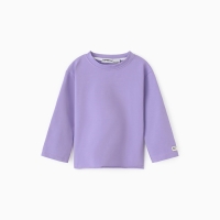 Футболка детская с дл.рукавом KAFTAN, р. 36 (134-140 см), сиреневый Футболка детская с дл.рукавом KAFTAN, р. 36 (134-140 см), сиреневый