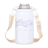 Термос, 1 л, Coffee cup, сохраняет тепло 10 ч, белый Термос, 1 л, Coffee cup, сохраняет тепло 10 ч, белый