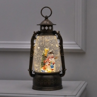 Светодиодная фигура «Фонарь с детьми и снеговиком» 15 × 30 × 12.5 см, пластик, батарейки ААх3 (не в комплекте), USB, свечение тёплое белое Светодиодная фигура «Фонарь с детьми и снеговиком» 15 × 30 × 12.5 см, пластик, батарейки ААх3 (не в комплекте), USB, свечение тёплое белое