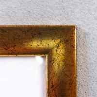 Фоторамка пластик 30х40 см состаренное золото (1066)