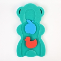 Подкладка для купания макси «Мишка», цвет зеленый, 55х30х6см Подкладка для купания макси «Мишка», цвет зеленый, 55х30х6см