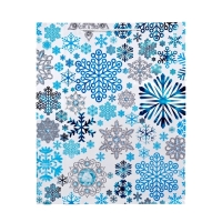 Пакет подарочный новогодний ламинированный &laquo;Снежинки&raquo;, XL 40 х 49 х 19 см