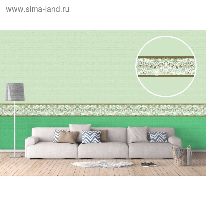 Бордюр Бордюр "Симфония" Б-019, ширина - 8 см, длина - 14 м