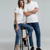 Рубашка поло женская Neptune белая, размер L