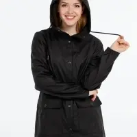 Дождевик женский Squall черный, размер XL