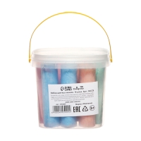 Мелки цветные для асфальта 14 штук, 7 цветов Calligrata TOP, цилиндр, длина 80 +/-мм, диаметр - 20мм Мелки цветные для асфальта 14 штук, 7 цветов Calligrata TOP, цилиндр, длина 80 +/-мм, диаметр - 20мм